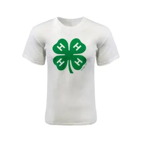 4-H Clover White T-Shirt