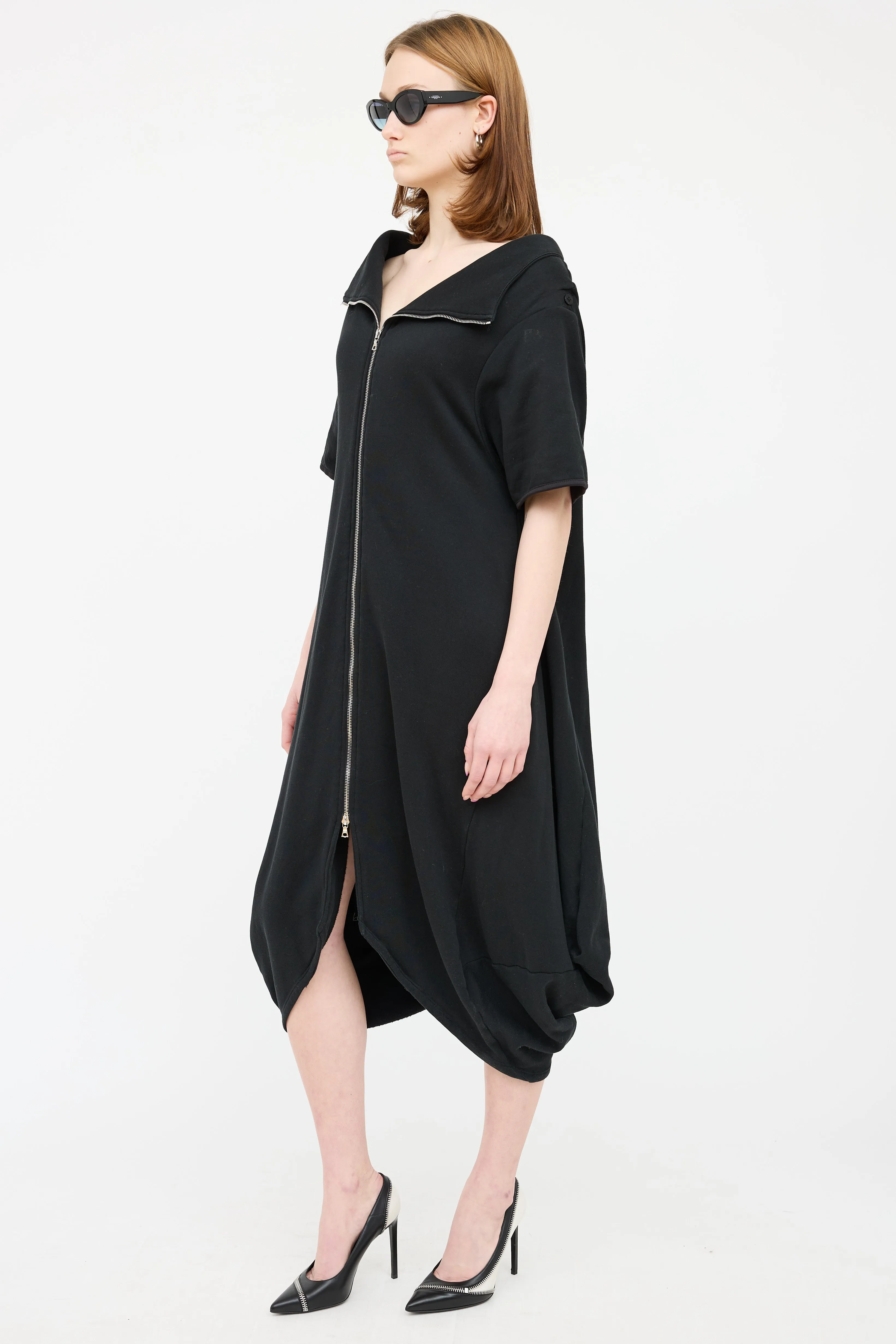 Asymmetrical Zip Dress