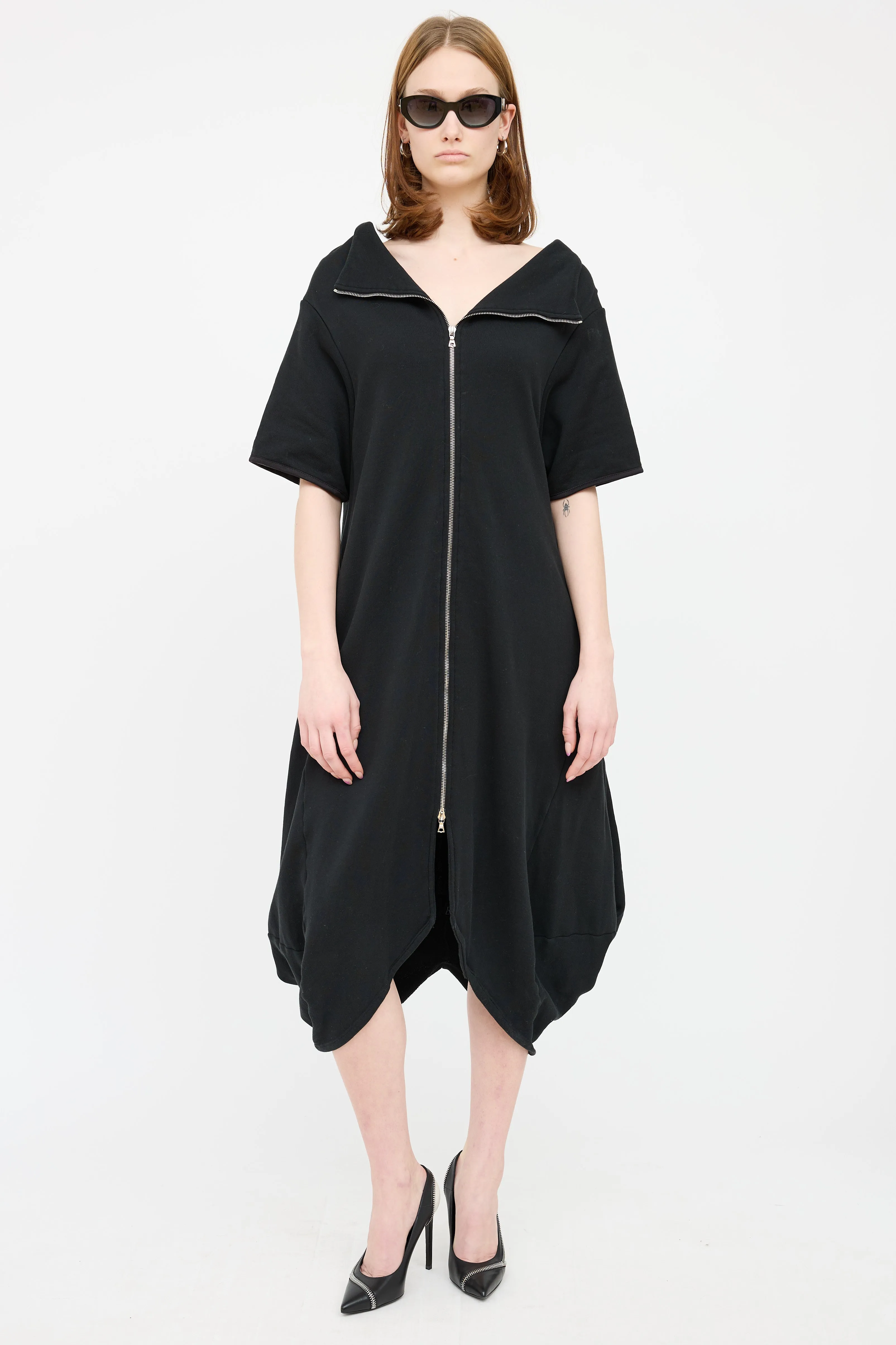Asymmetrical Zip Dress