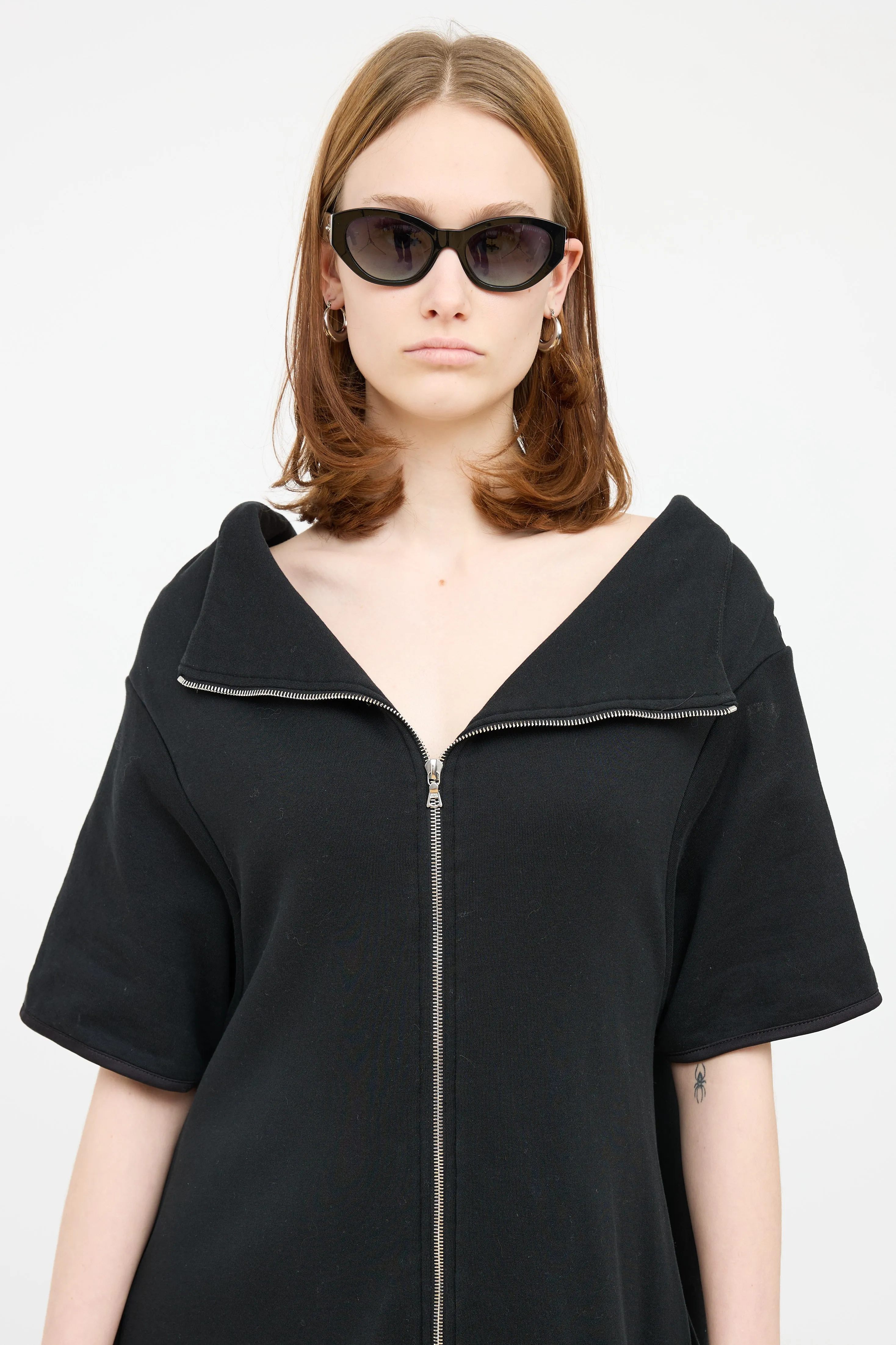 Asymmetrical Zip Dress