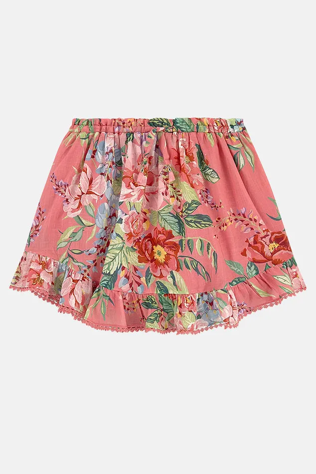 Bellitude Flounce Skirt Watermelon Floral