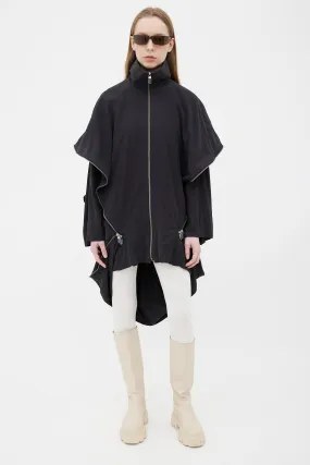 Black Asymmetrical Zipper Jacket