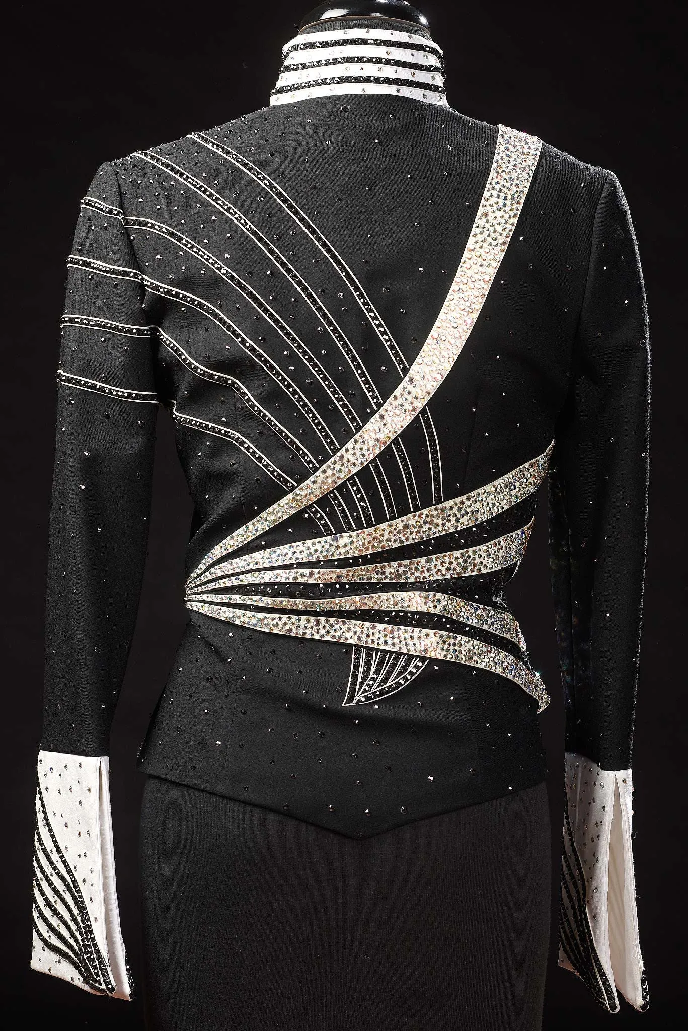 Black/White Pleasure Jacket, Ladies S, 1396B