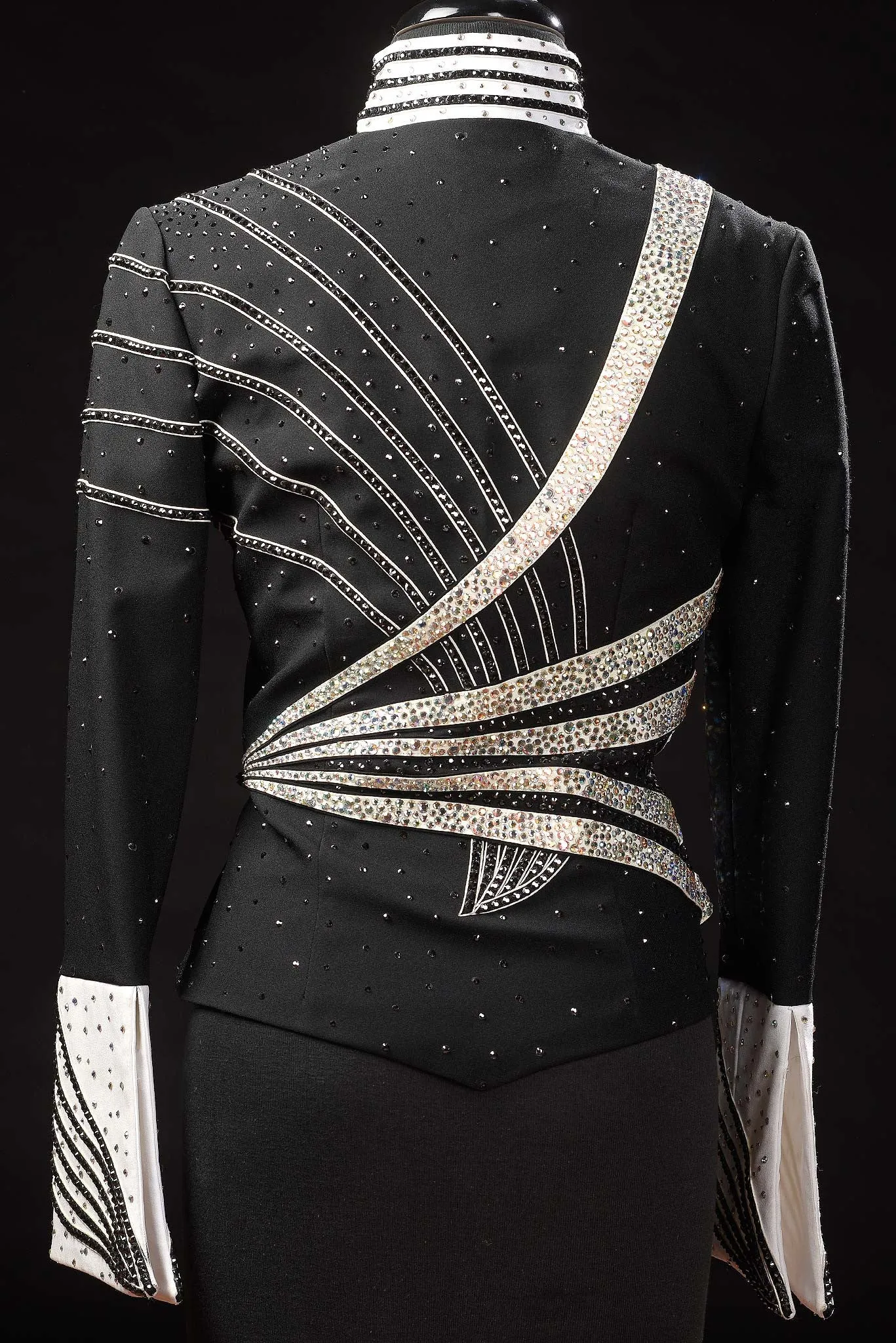 Black/White Pleasure Jacket, Ladies S, 1396B