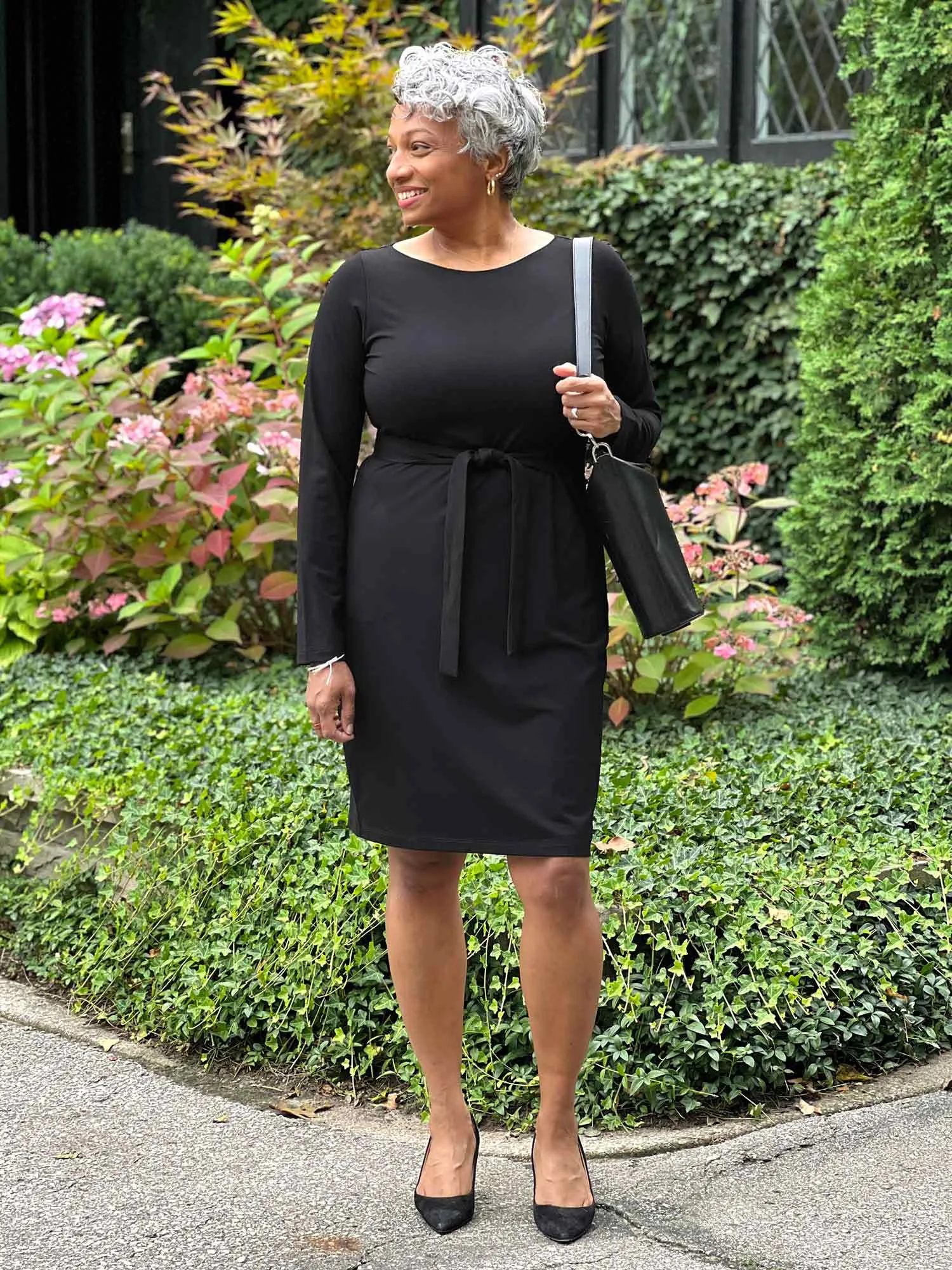 Blair bamboo tie waist belt