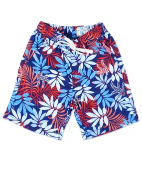 Boys Printed Bermuda Beach Shorts