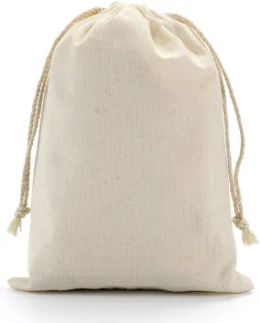 Canvas Drawstring Muslin Bags