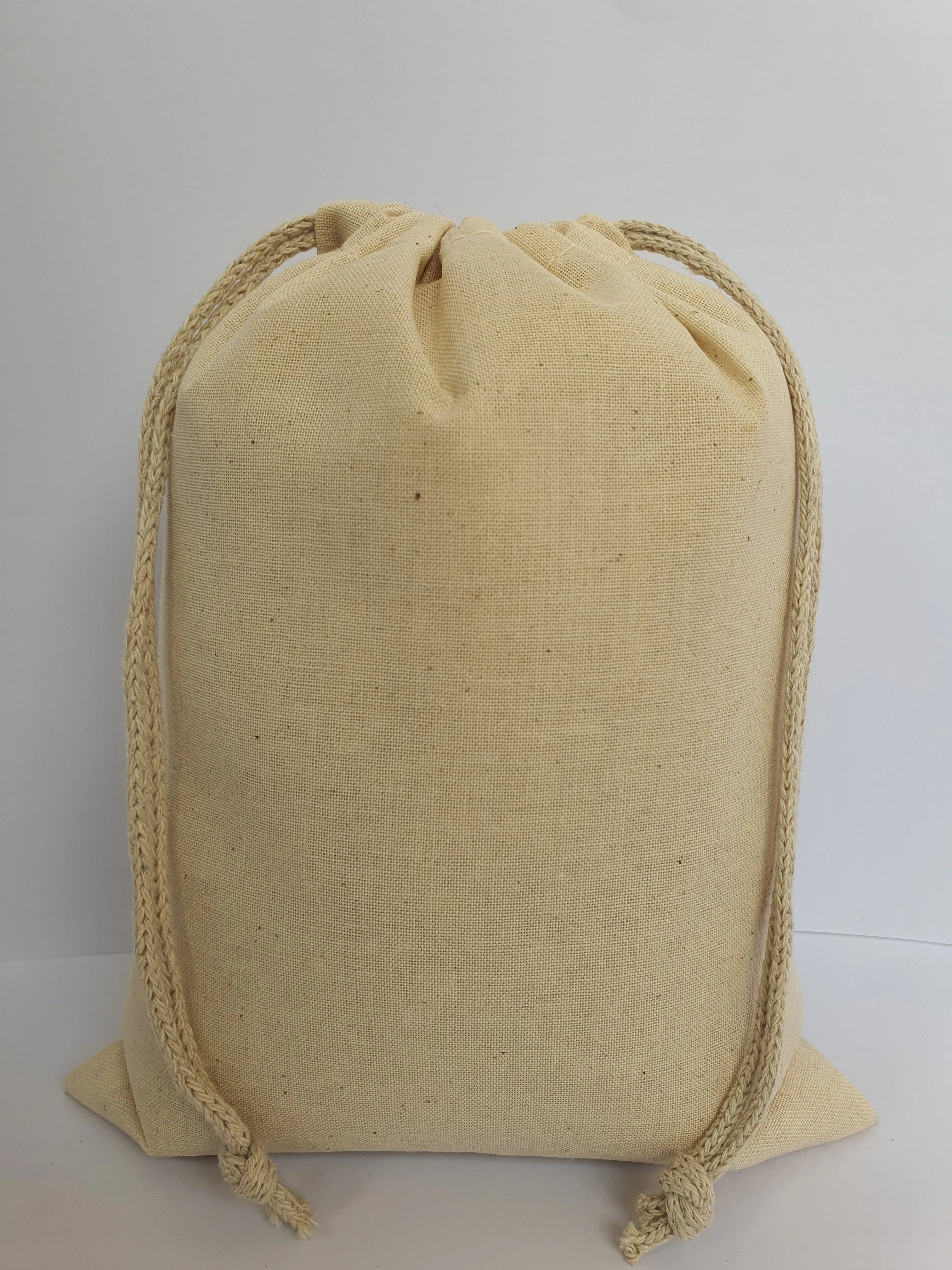 Canvas Drawstring Muslin Bags