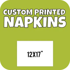 Custom Printed Napkins 12x17
