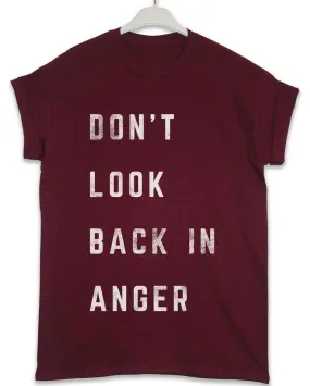 Dont Look Back in Anger Lyric Quote T-Shirt