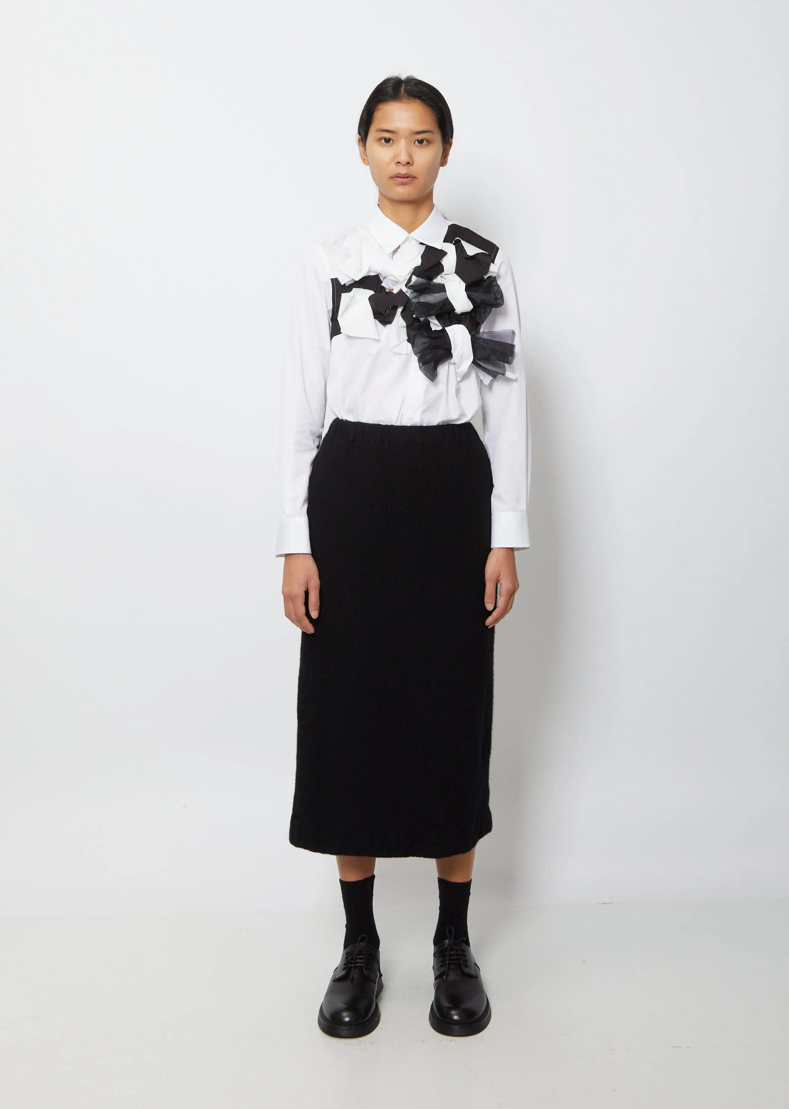 Drawstring Straight Skirt