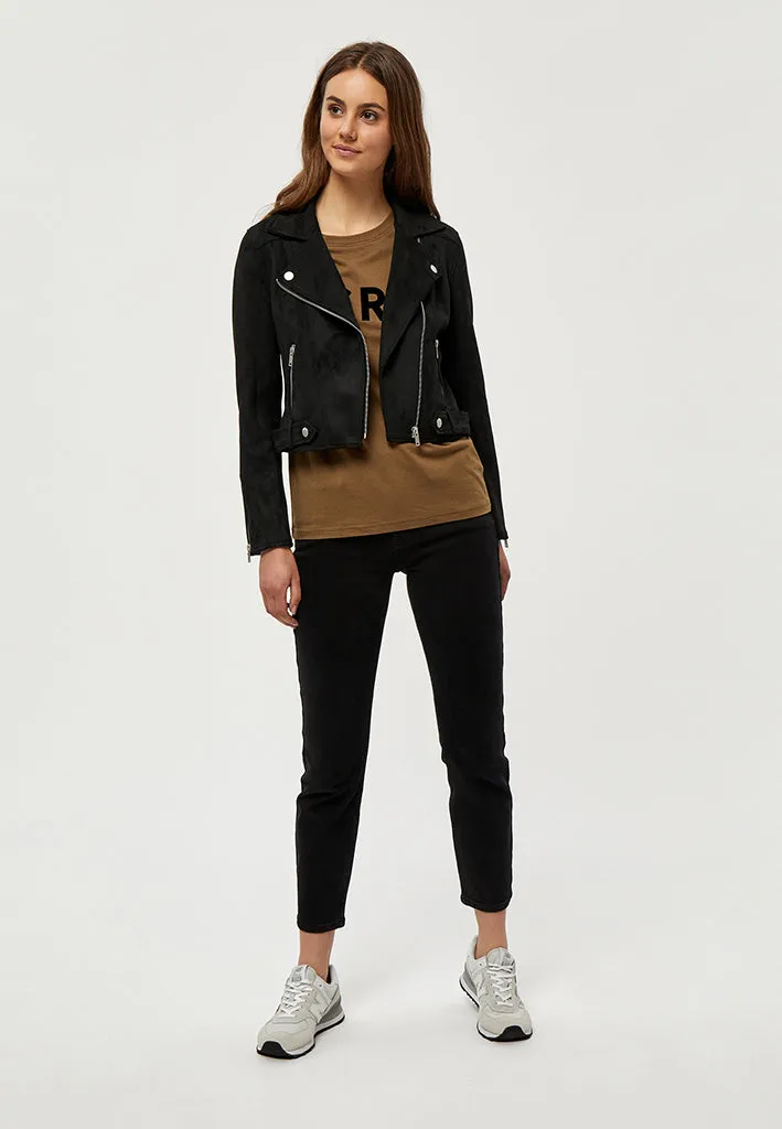 DSTabarak Biker Jacket - JET BLACK