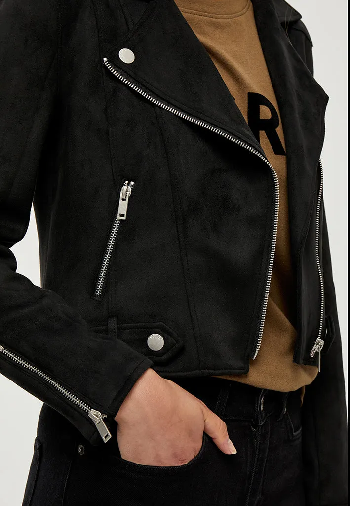 DSTabarak Biker Jacket - JET BLACK