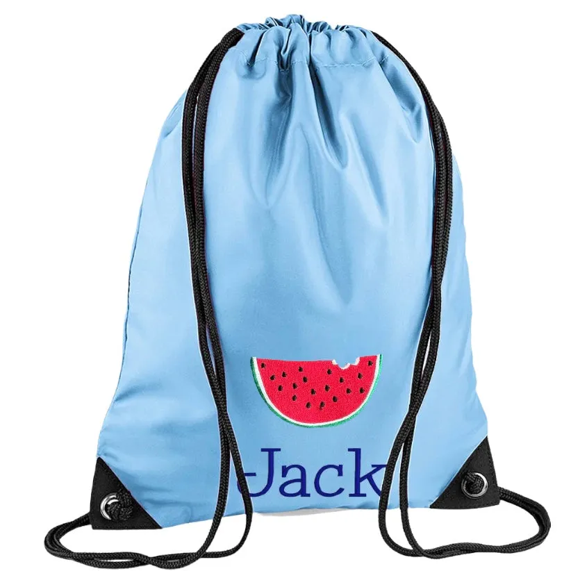 Embroidered PE bag - Watermelon