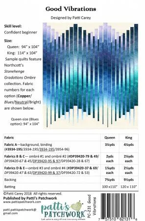 Good Vibrations - Patti Carey - Patti's Patchwork