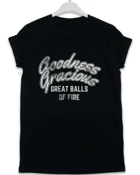 Great Balls of Fire Lyric Quote T-Shirt