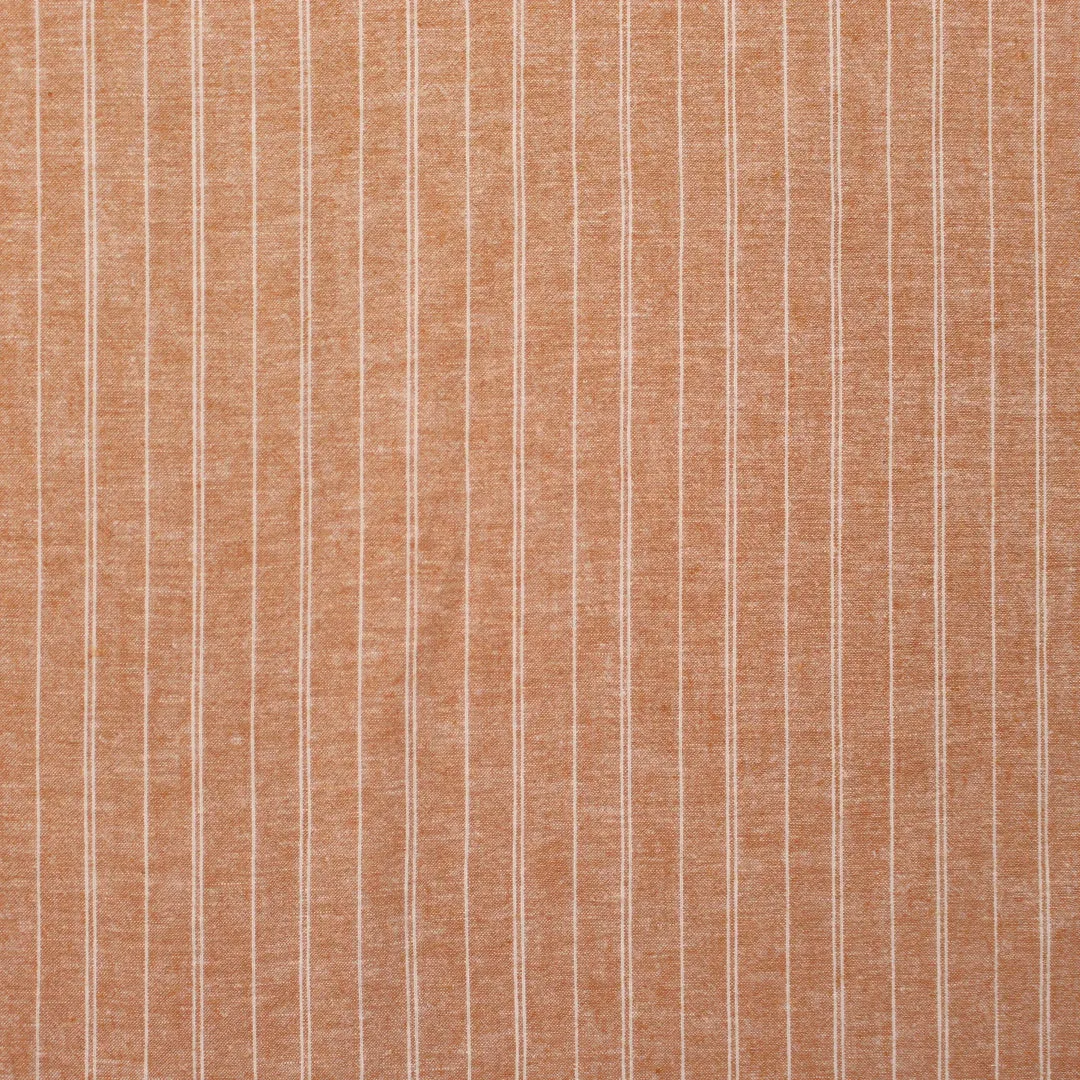 hemp/organic cotton yarn dyed stripe - apricot/natural