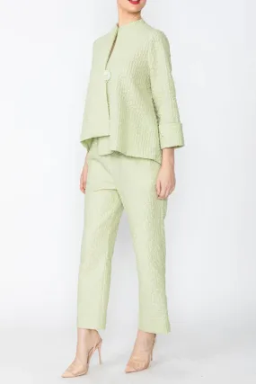 IC Collection Asymmetrical One Button Jacket Style 4379J