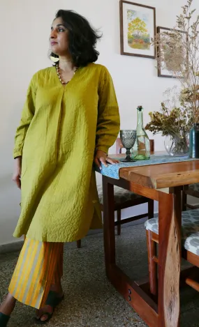 Iris Quilted Tunic & Printed Pant Set