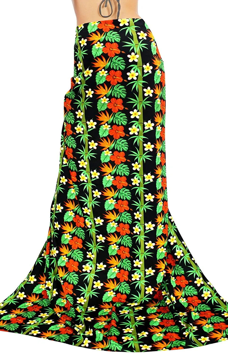 LA LEELA Women's Beachwear Bikini Wrap Cover up Swimsuit Dress Sarong 1 ONE Size