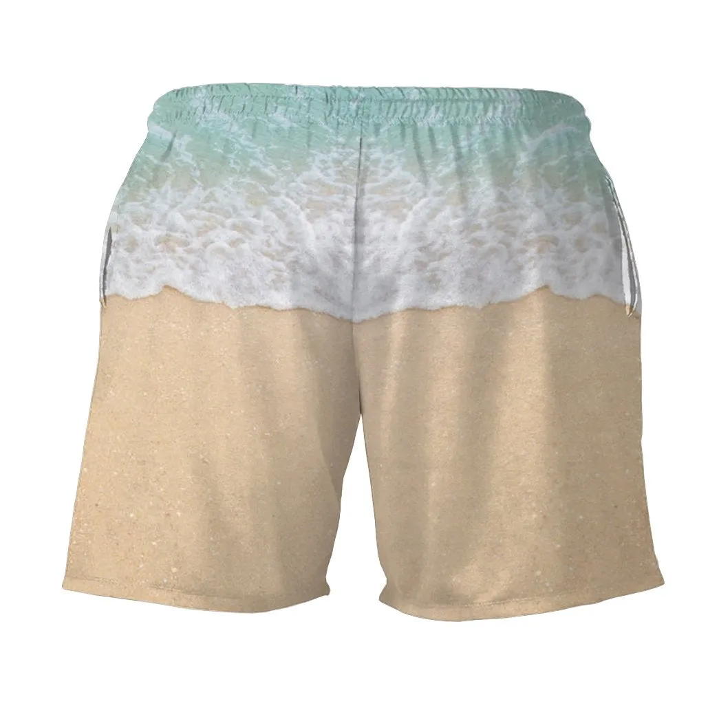 Labrador Retriever 3D Beach Shorts Beach
