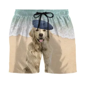 Labrador Retriever 3D Beach Shorts Beach