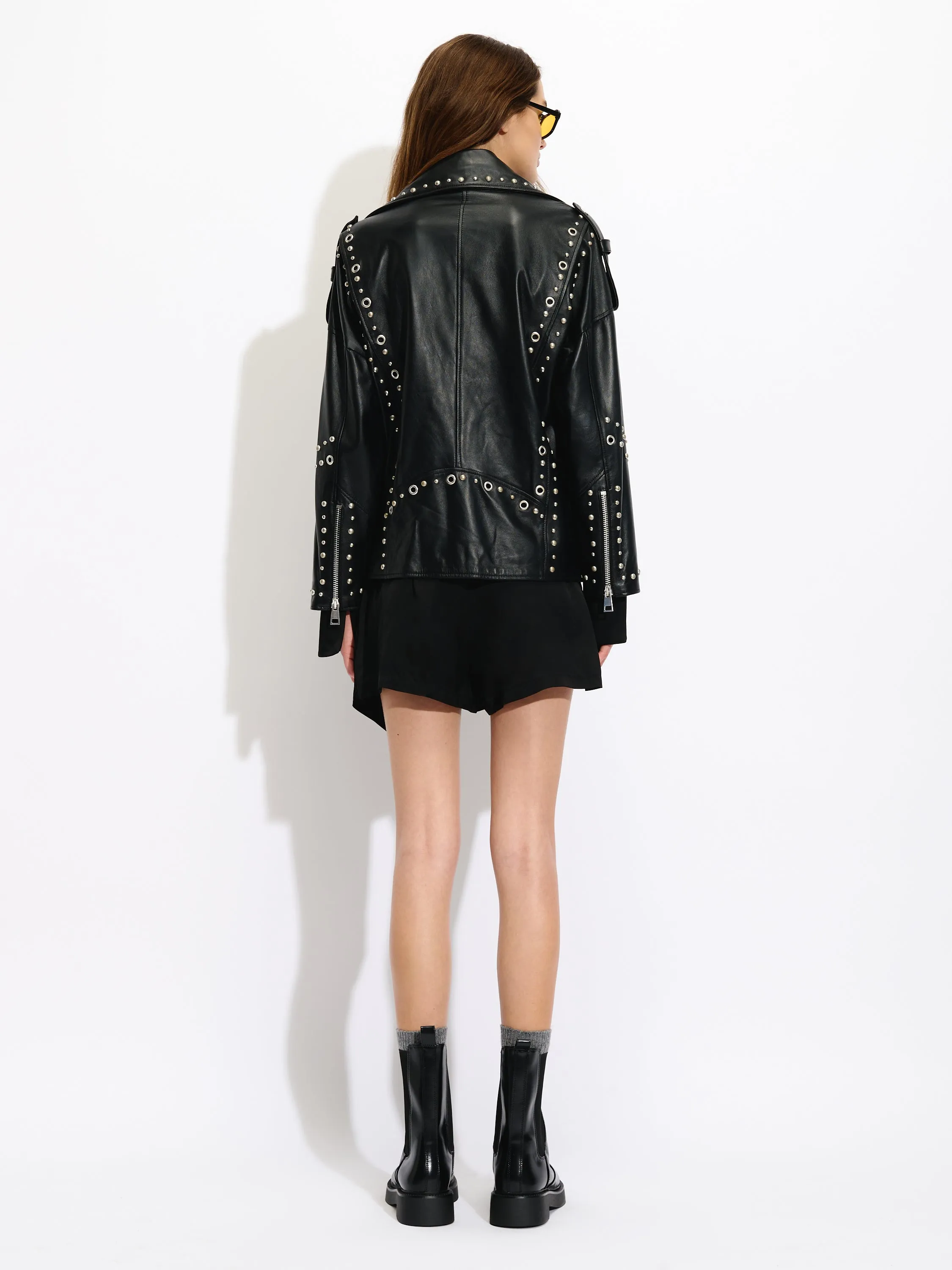 Leather Studded Jacket