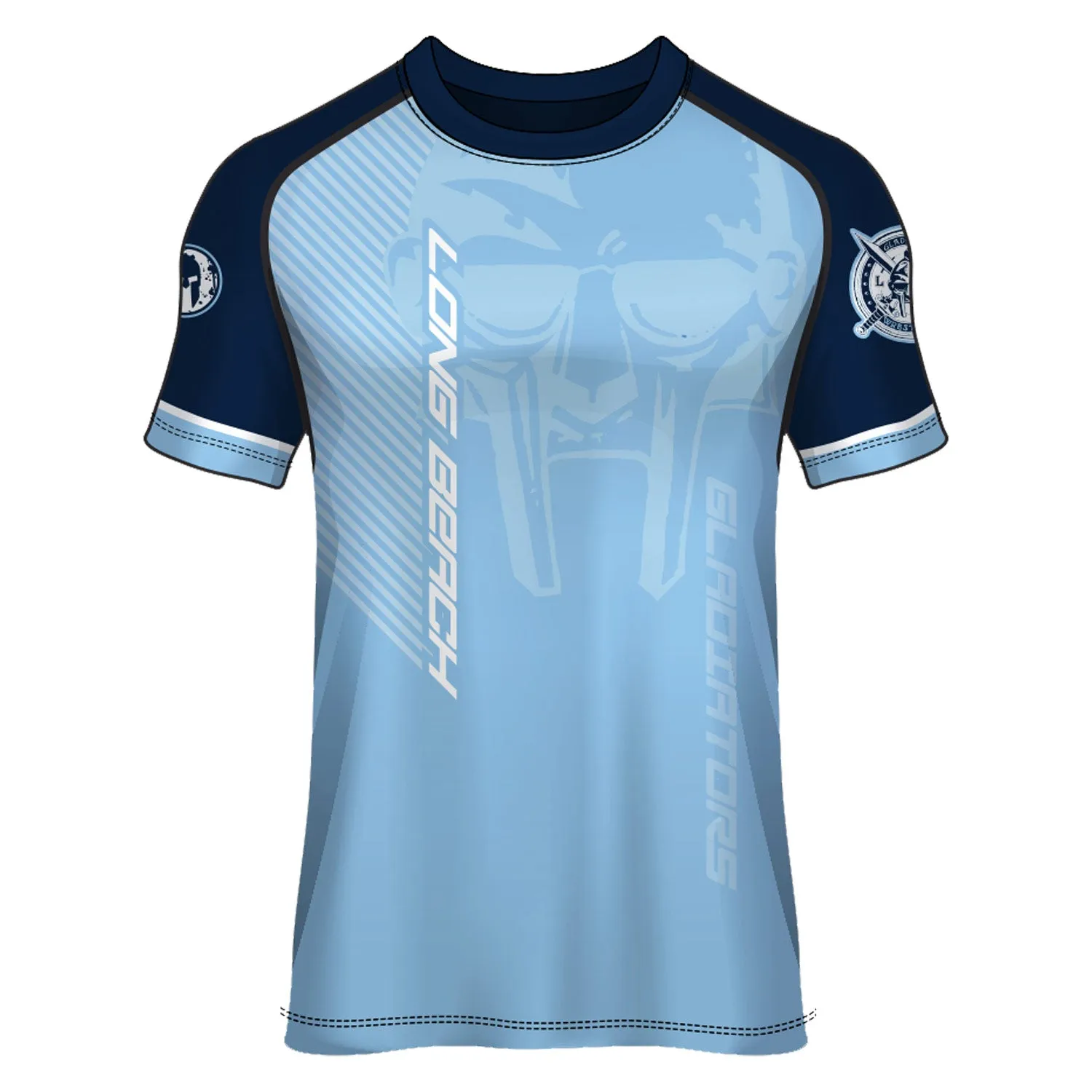 Long Beach Gladiators Wrestling Team Tee & Shorts