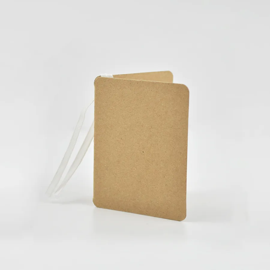 Luxury Kraft Gift Tags White (25)