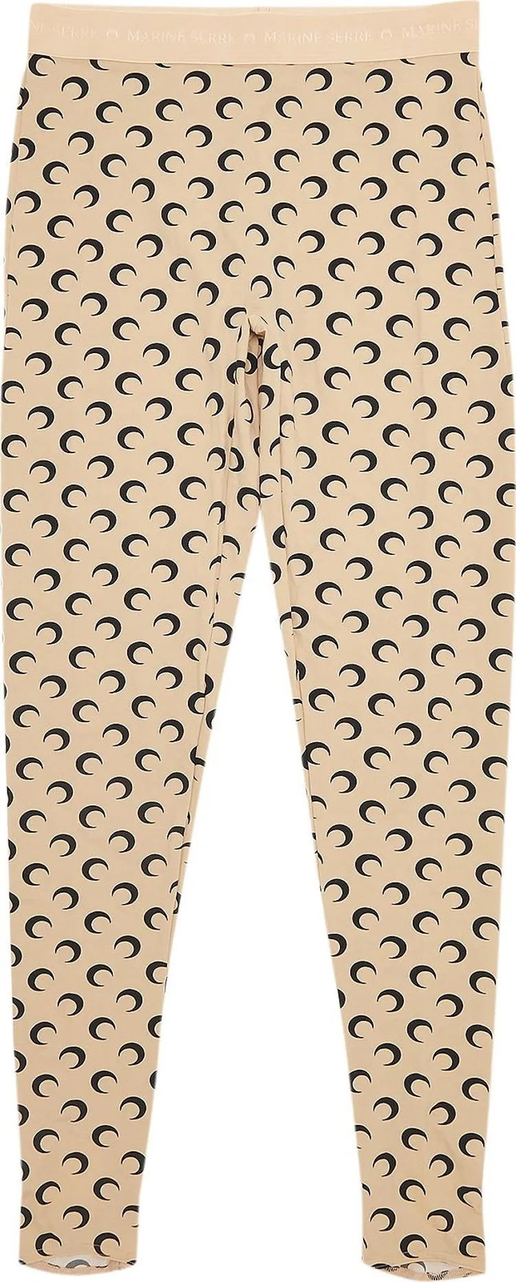 Marine Serre Recycled Fuseaux Moon Leggings 'Red', red