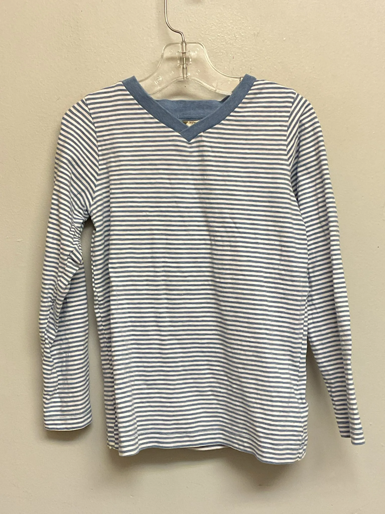 monica   andy Size 6 Blue & White Stripe Organic Girls T-Shirts