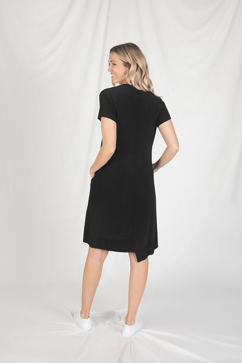 Motion Trim Dress | Black