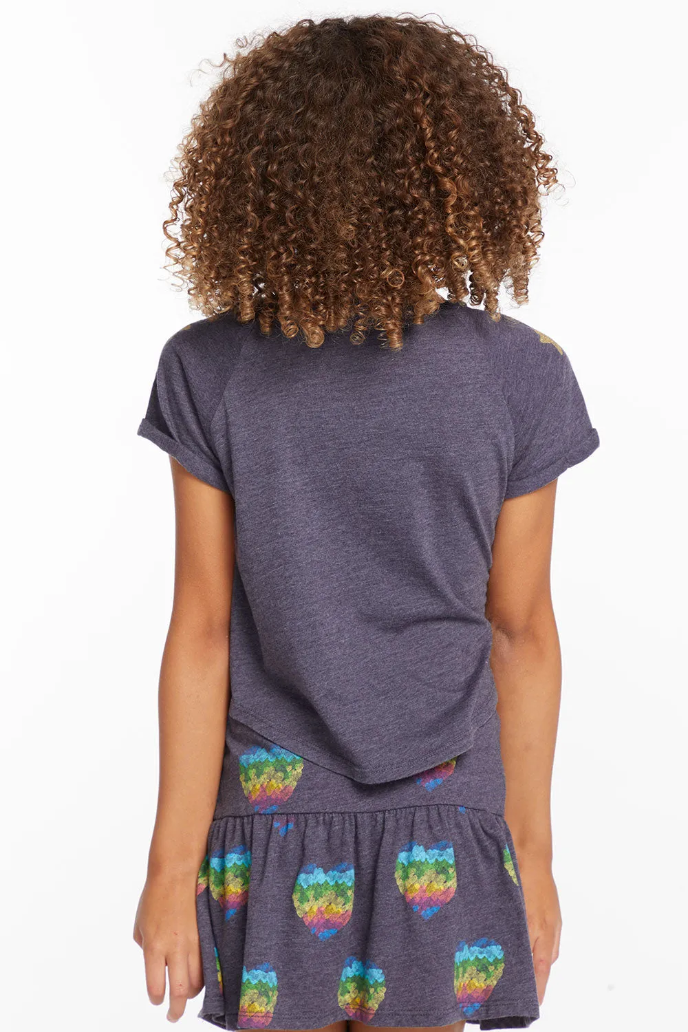 Painted Rainbow Girls Tee