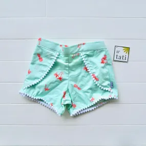Pompom Shorts in Tropical Mint