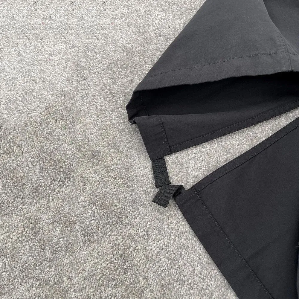 Pre Order:  Multi-Pocket Drawstring Back Split Skirt