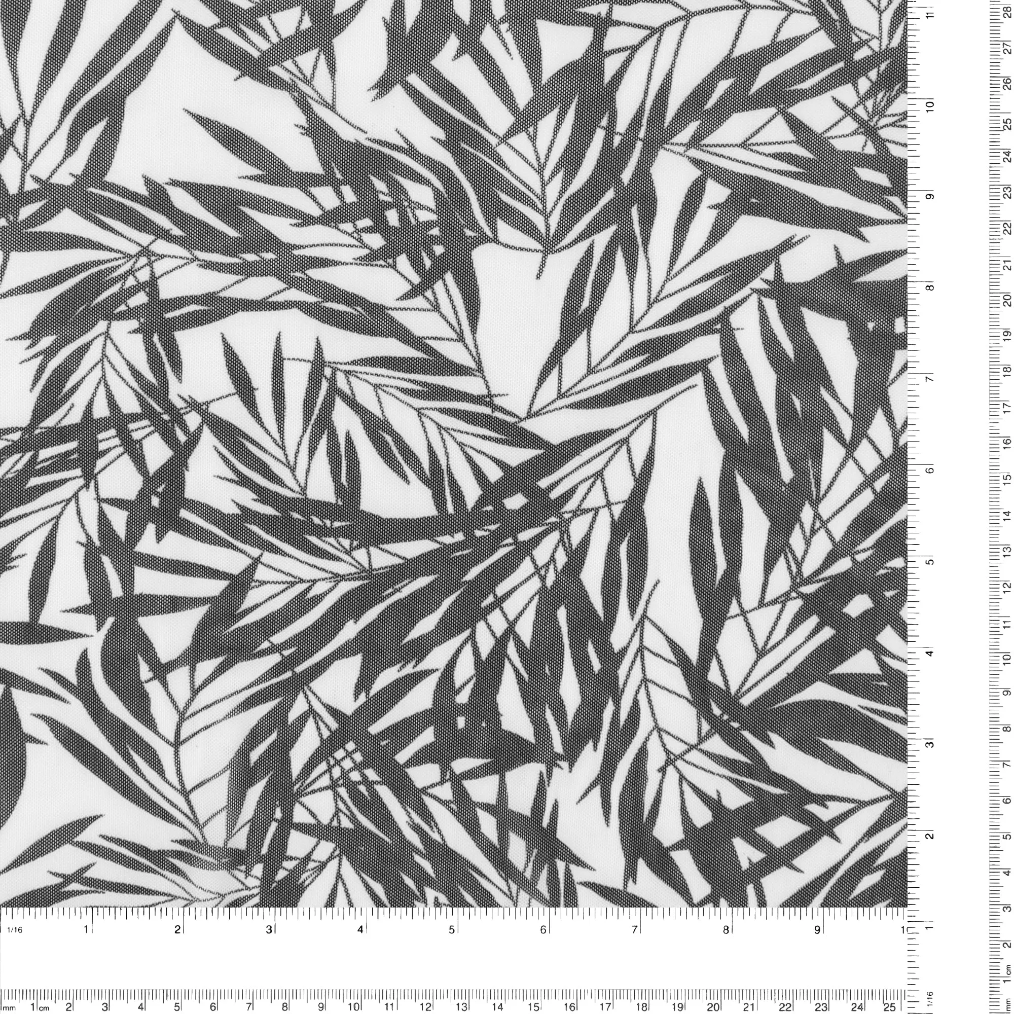 Printed Mesh - NADIA - 001 - Black and White