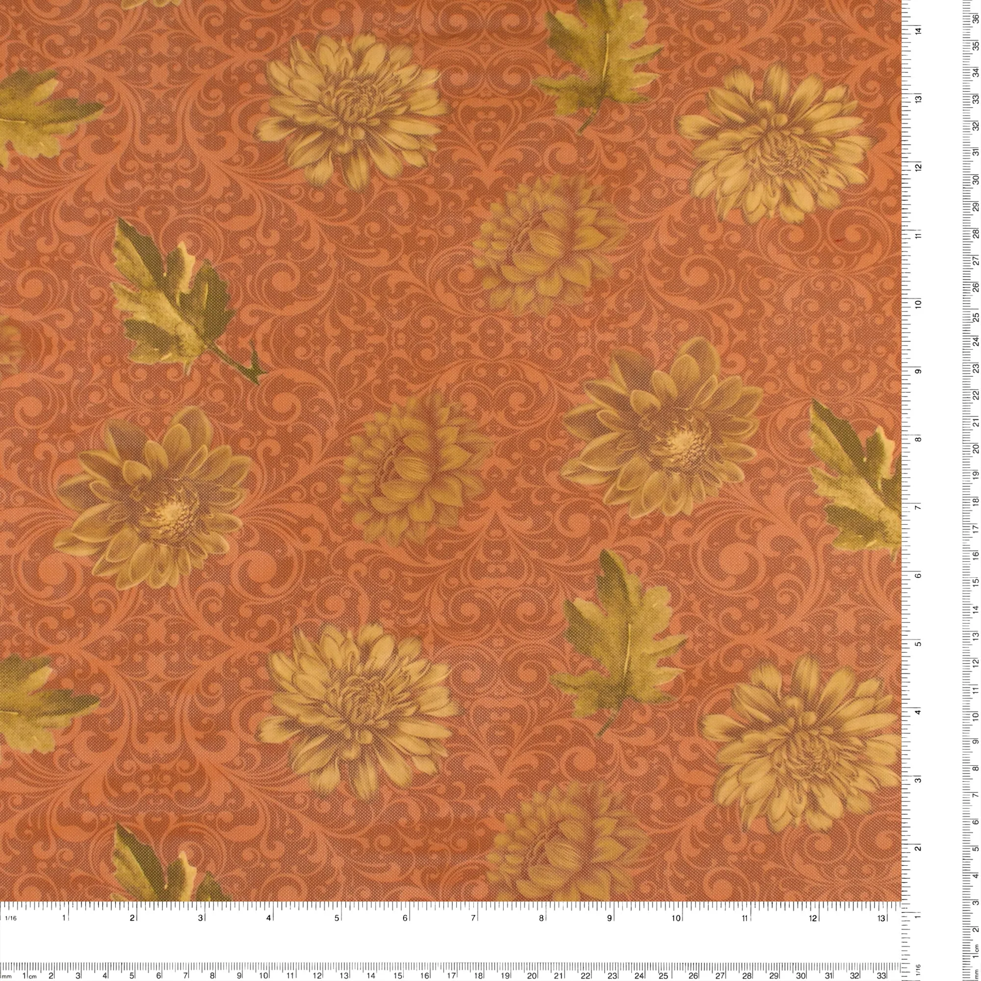 Printed Mesh - SAYLOR - 010 - Copper