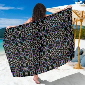 Prismatic Grid Sarong