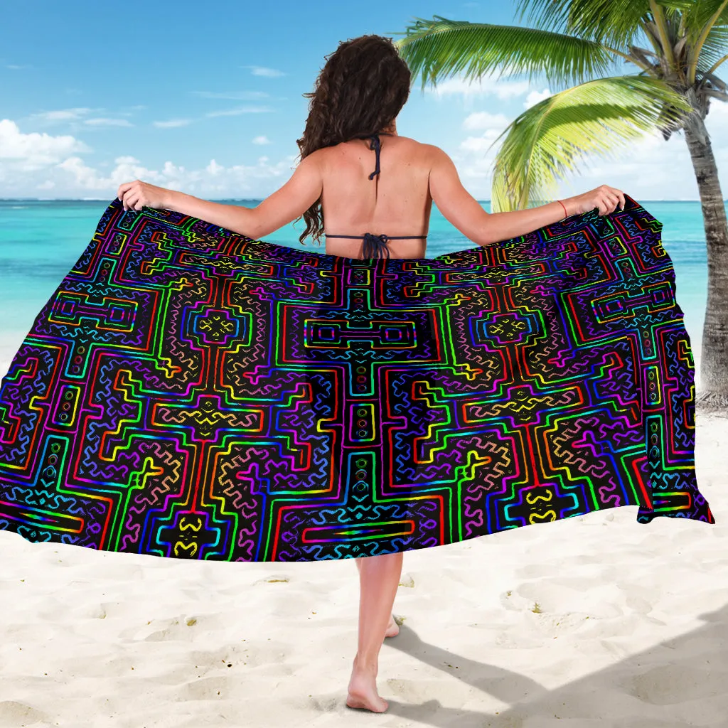Prismatic Overlay Sarong