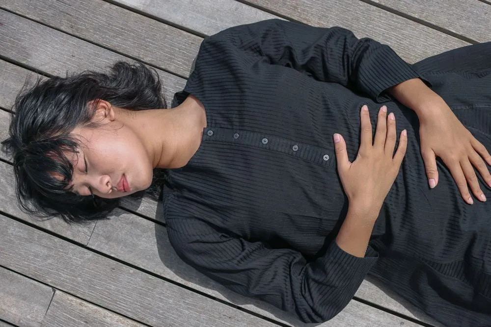 Relaxed fit tunic with side pockets