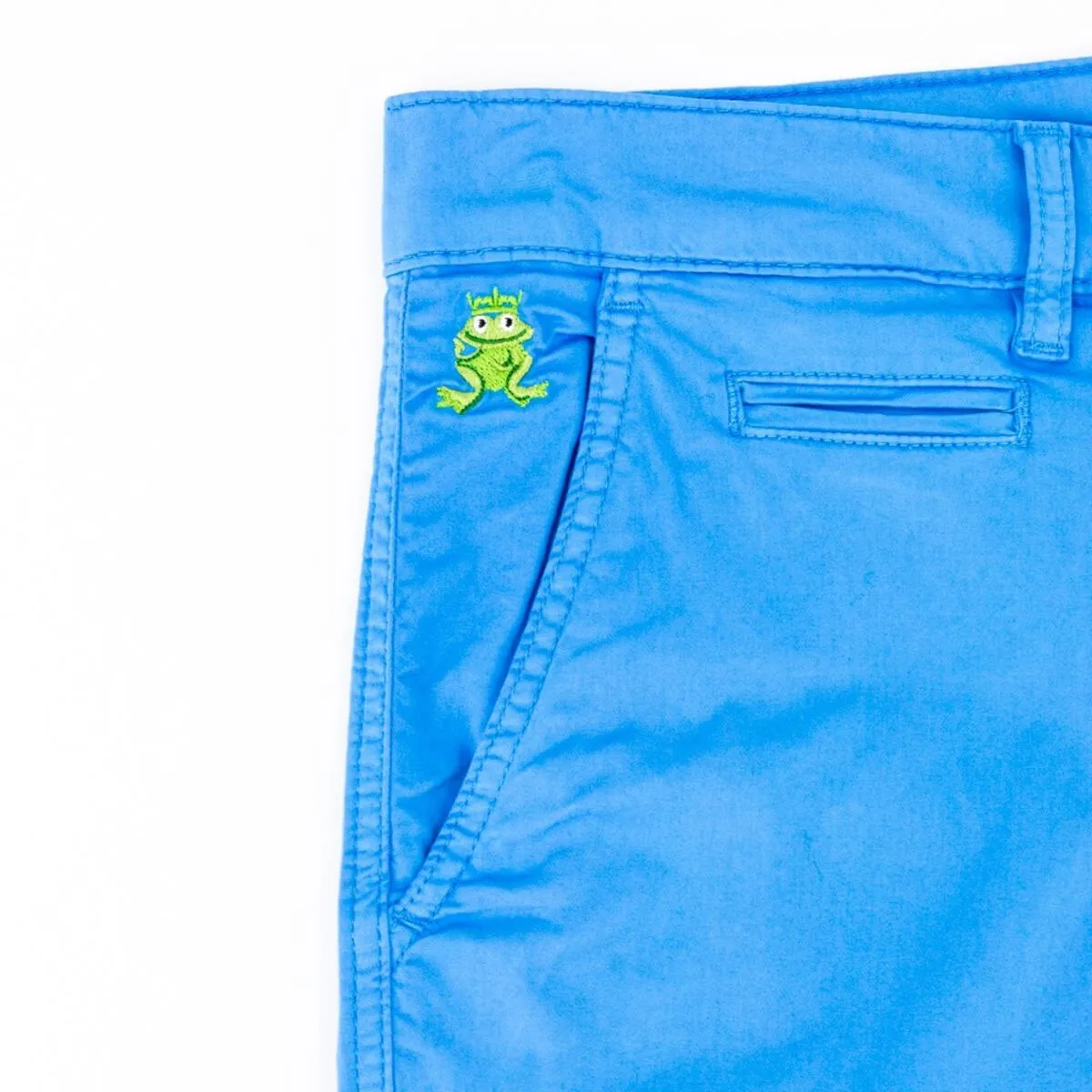 Sky Blue Cotton Shorts by EightX