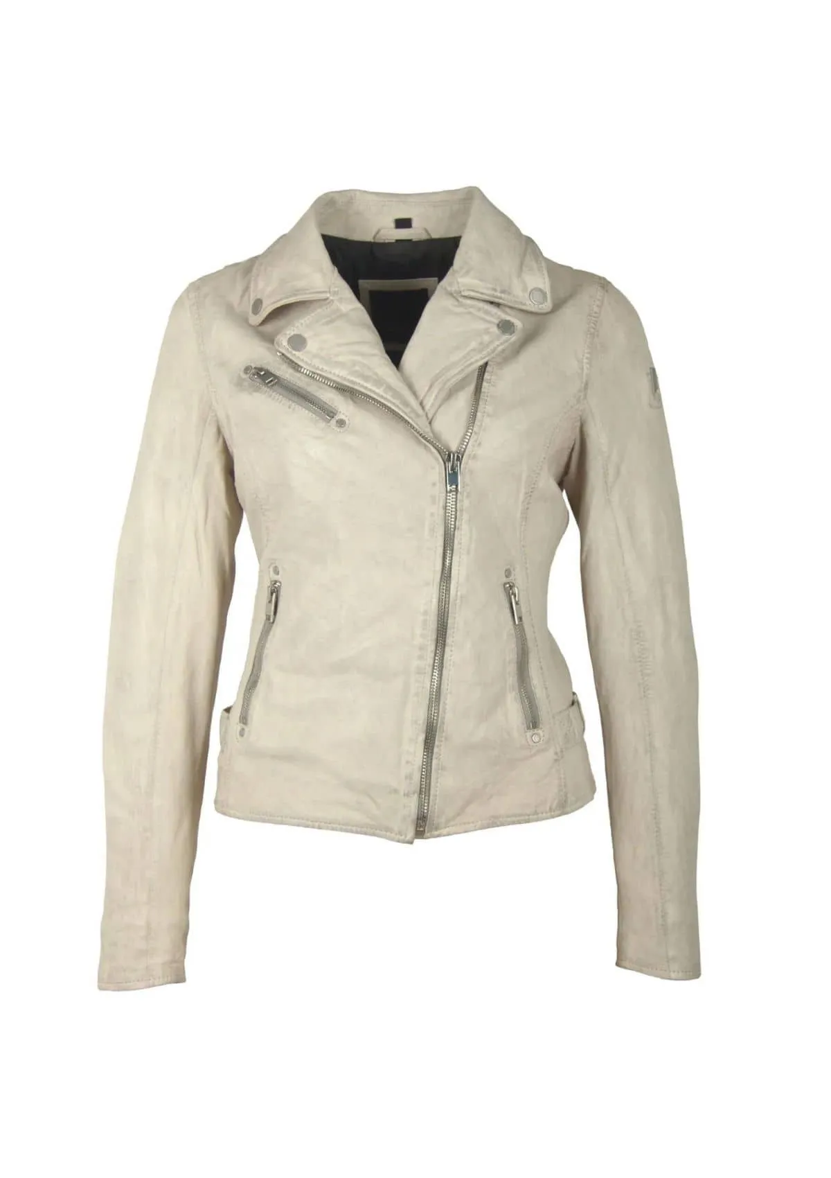 Sofia Leather Jacket - Off White