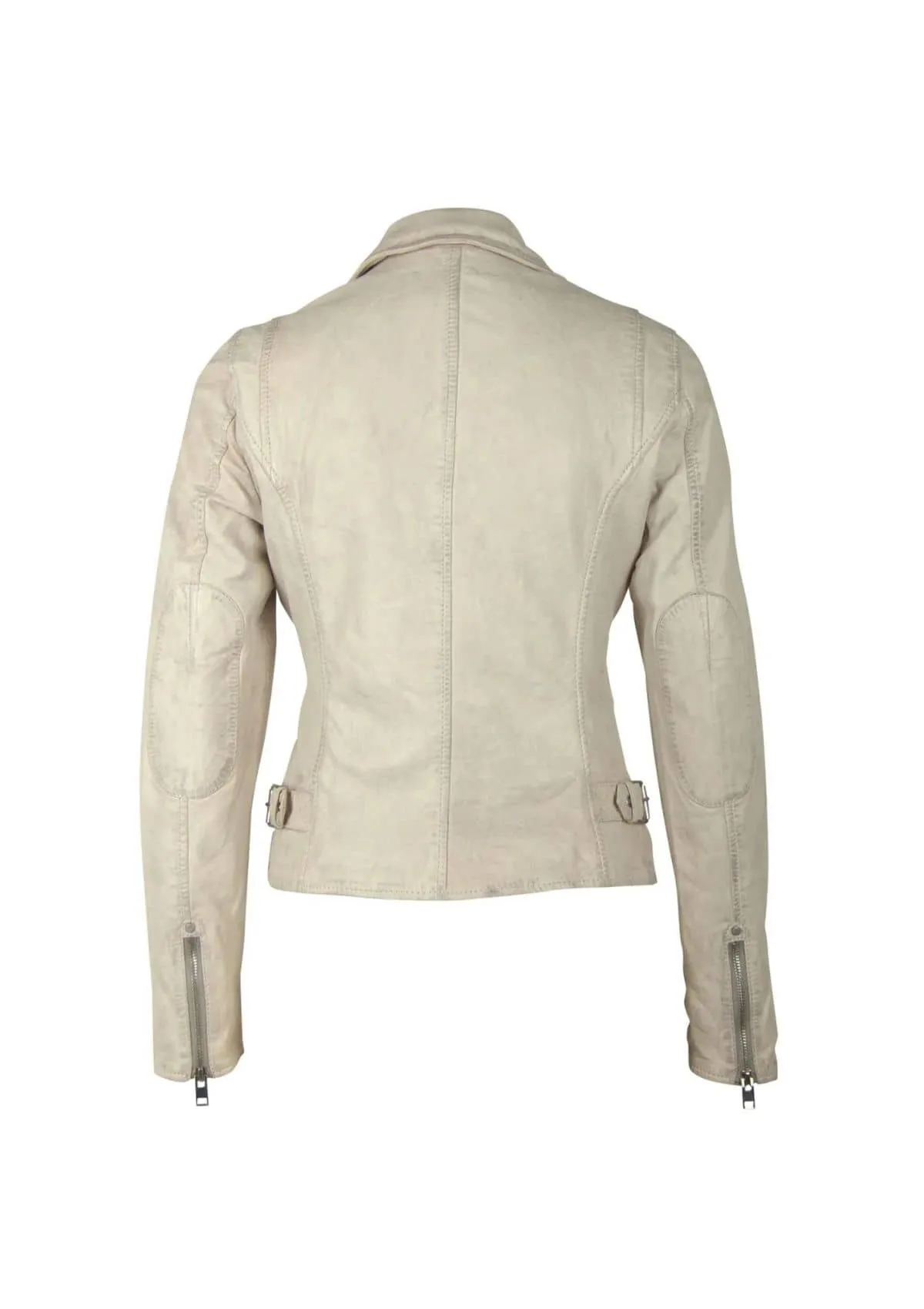 Sofia Leather Jacket - Off White