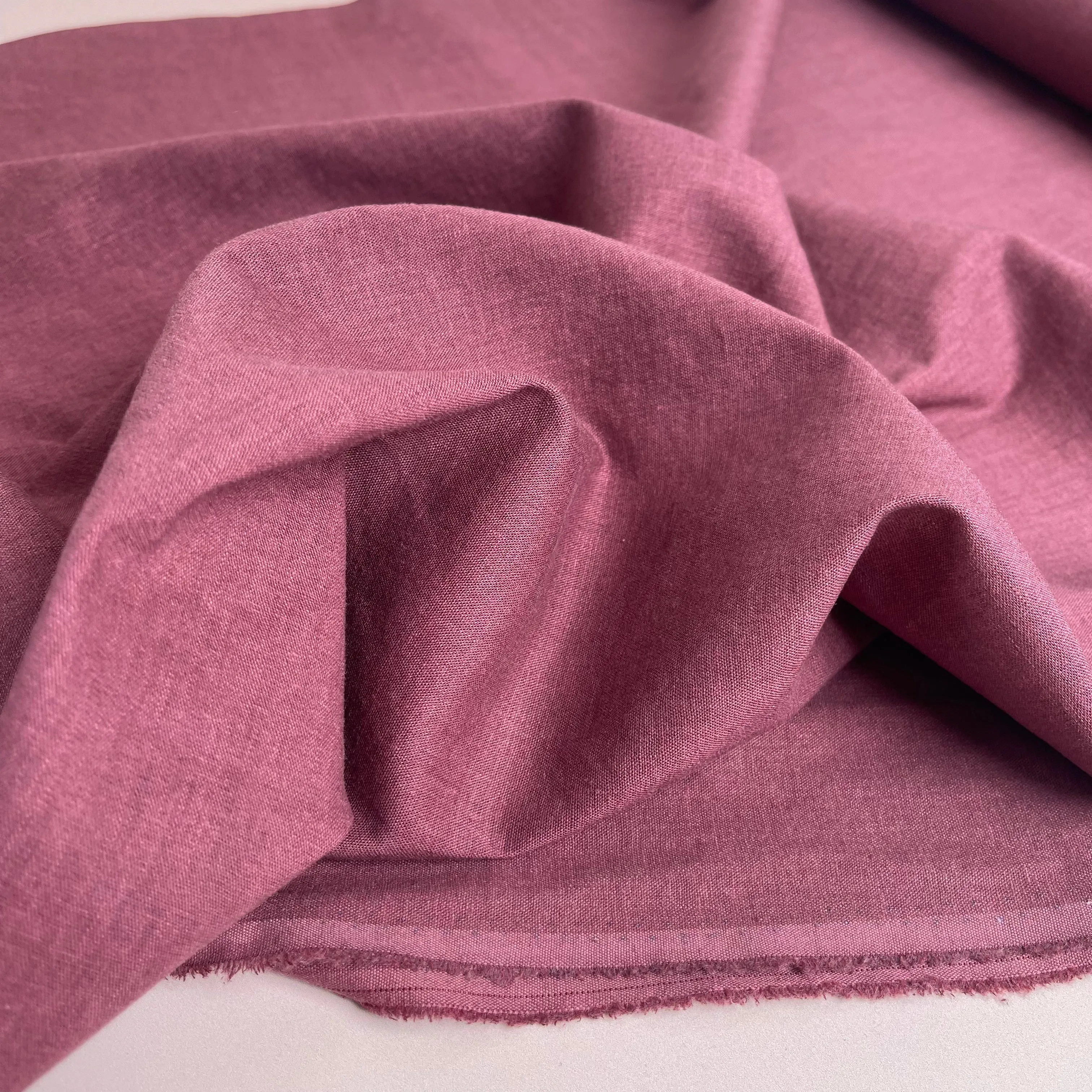Sorona Linen in Windsor Wine - New Eco Linen Blend Fabric