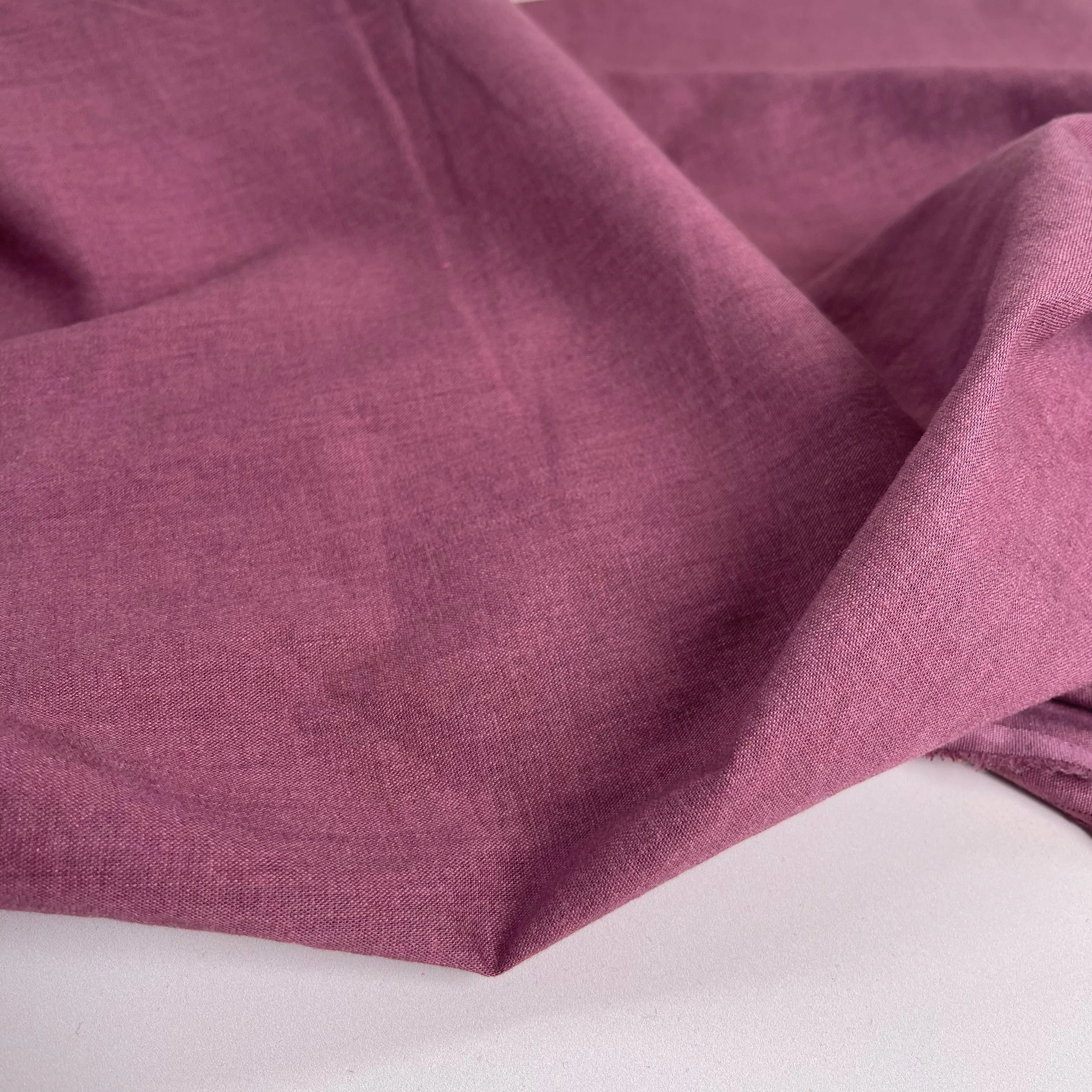 Sorona Linen in Windsor Wine - New Eco Linen Blend Fabric