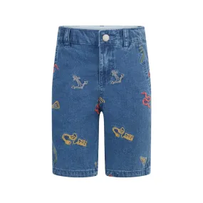 Stella McCartney Boys Denim Palm Beach Shorts