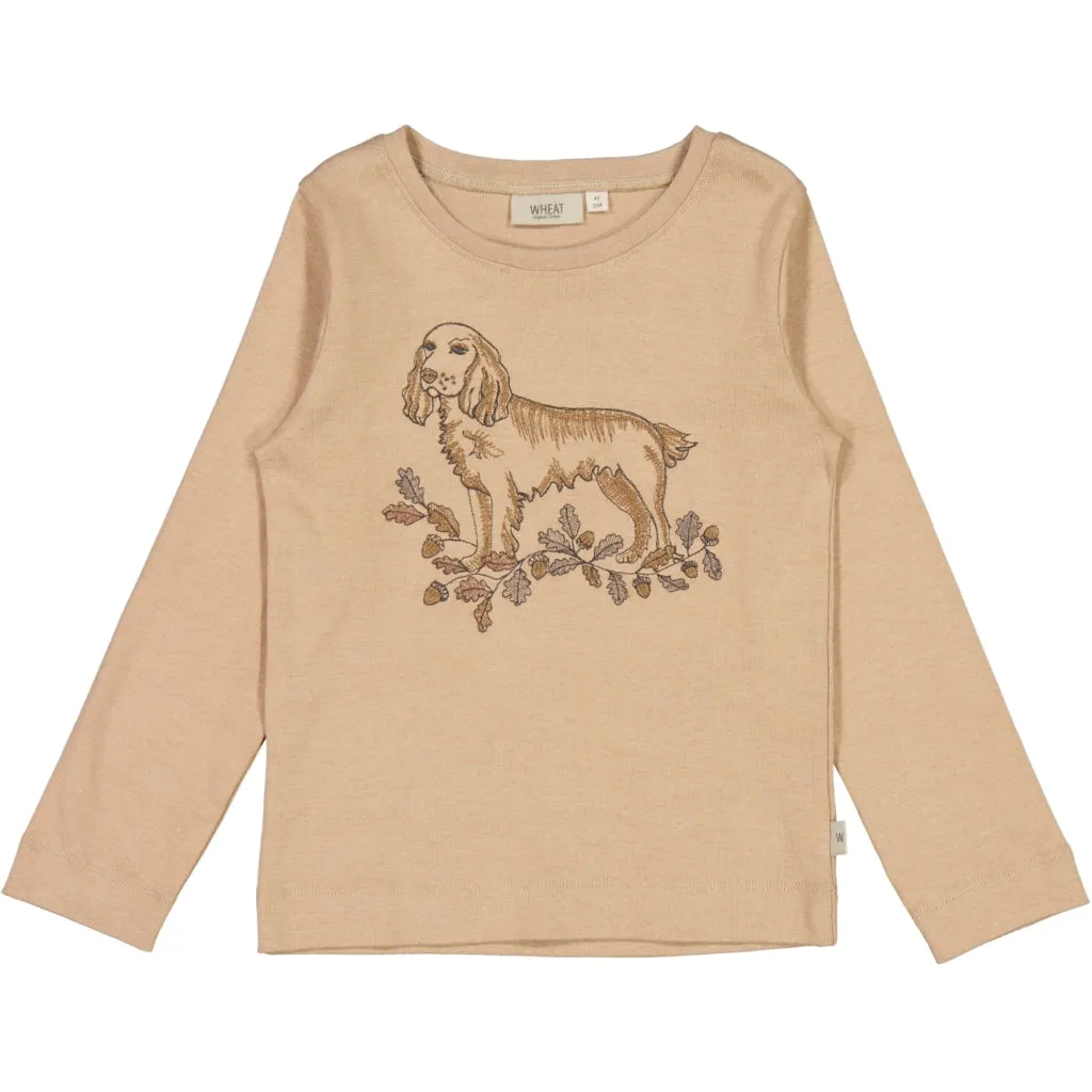 T-Shirt Dog Embroidery - affogato
