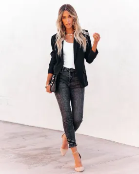 TastyHottie - Boss Up Pocketed Blazer - Black