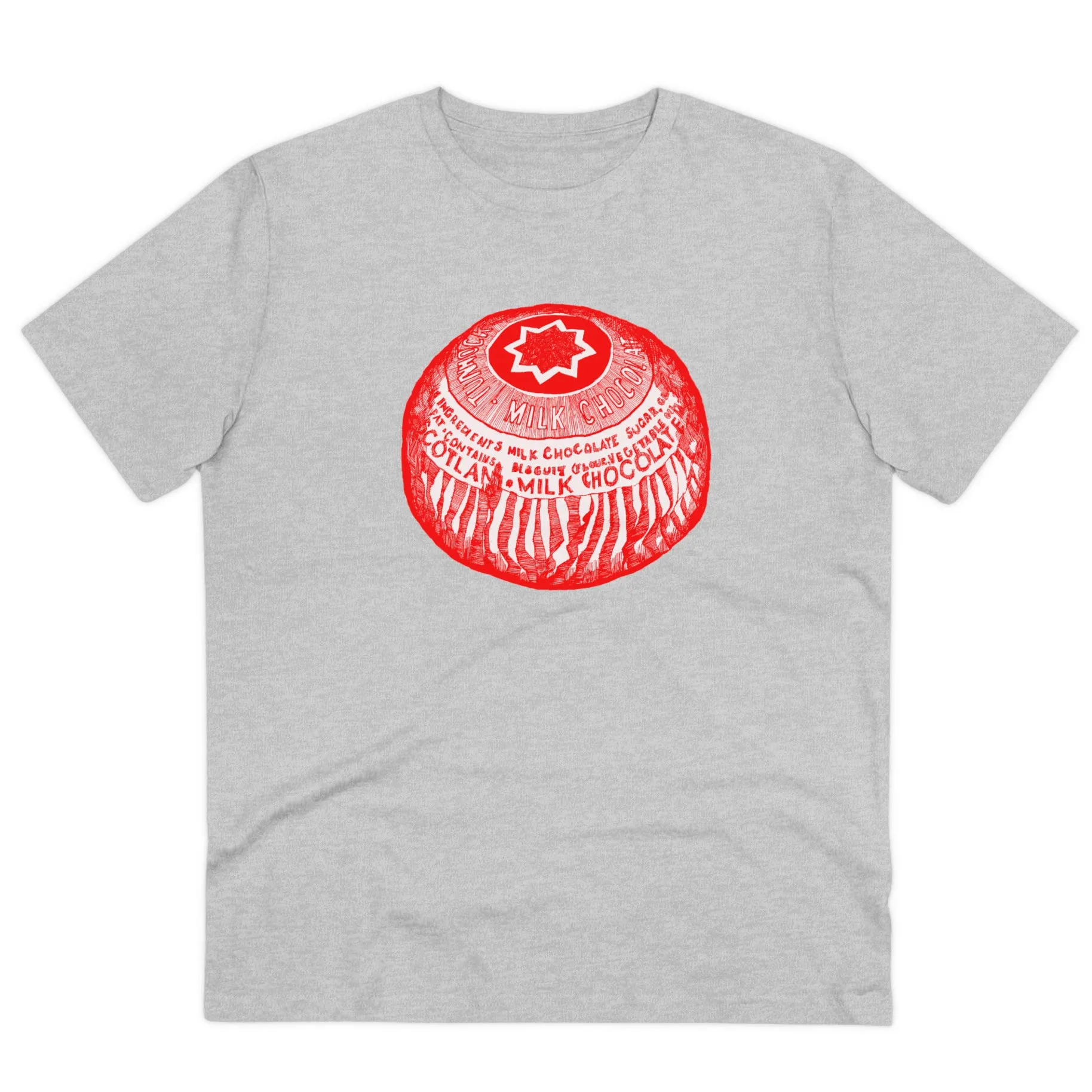 Tea Cake Unisex T-shirt (heather grey)