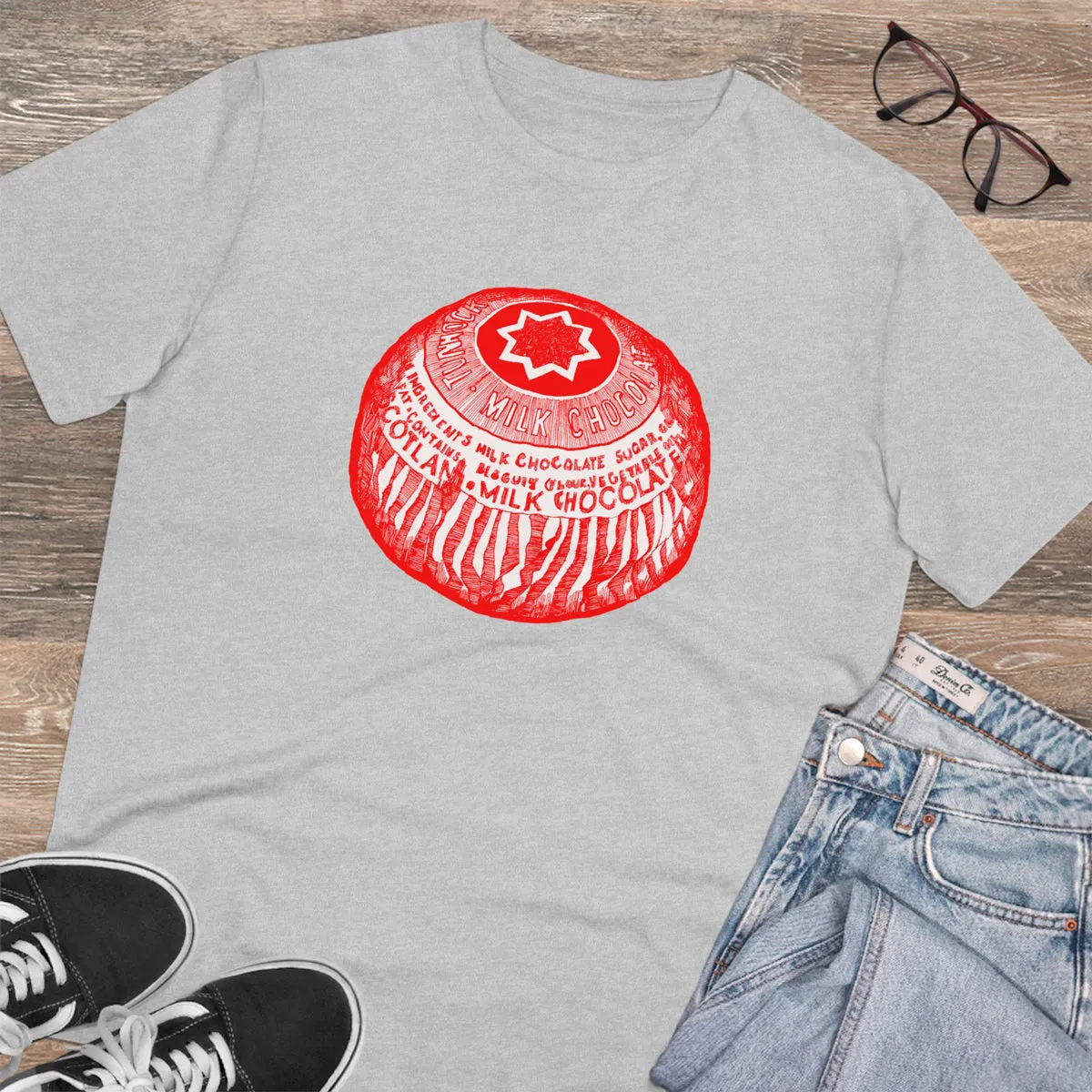 Tea Cake Unisex T-shirt (heather grey)